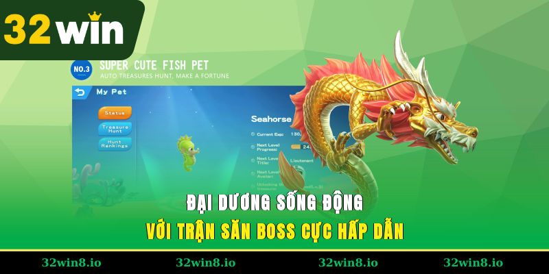 Đại dương sống động với trận săn boss cực hấp dẫn
